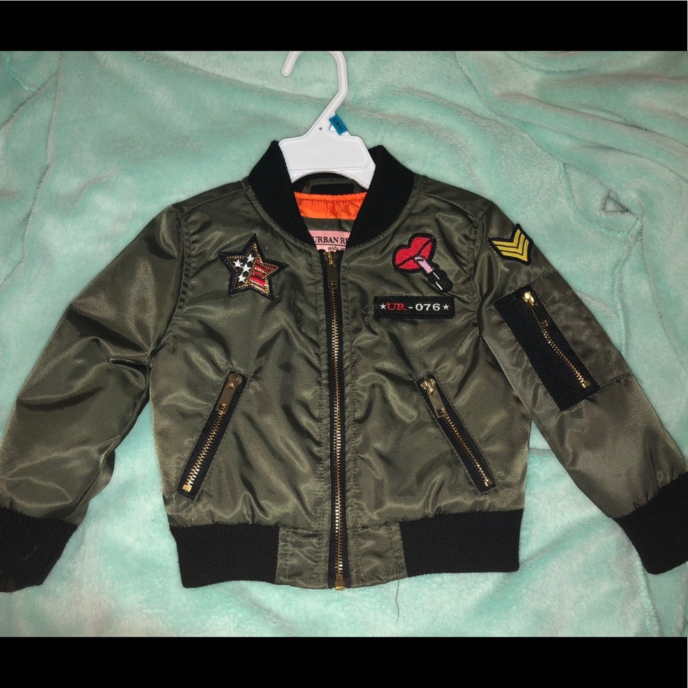 Toddler Girl Bomber Jacket